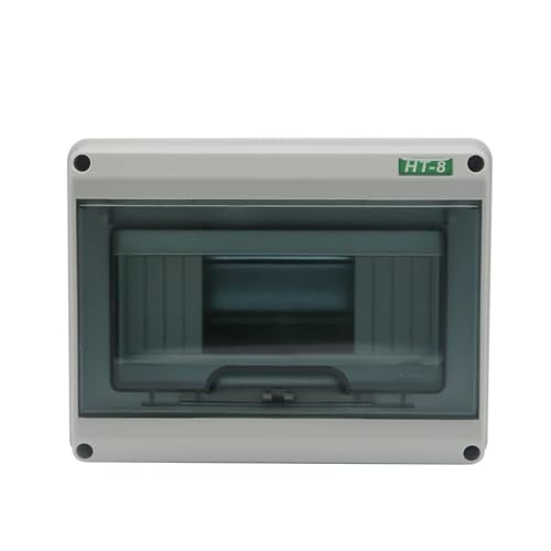 HT-5/8/12/15/18/24 wasserdichter Kunststoff-Verteilerkasten, Schalttafeleinbau-Verteilerkasten, wasserdichter Anschlusskasten for den Außenbereich, IP65(HT-8-200 * 155 * 95mm) von MCSEROST