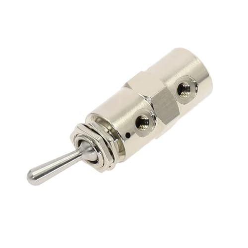Zylinderluft pneumatisches mechanisches Ventil TAC2-4V Auslassventil 2-Positionen 5-Wege selbstsichernder Kippschalter mit Zubehör(TAC2-4V) von MCSEROST