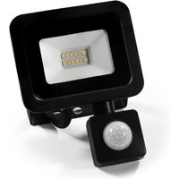 Mcshine - LED-Außenstrahler Slim 10W, 850lm, IP66, 4000K, Bewegungsmelder von MCSHINE