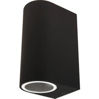 Wandleuchte Mcshine Oval-A schwarz, IP44, 2x GU10, Aluminium Gehäuse von MCSHINE