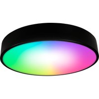 Mcshine - Wifi LED-Deckenleuchte 35W, 4.450lm, Ø40cm, cct+rgb, schwarz von MCSHINE