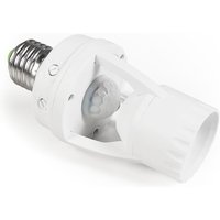 Mcshine - ir Bewegungsmelder mit E27 Fassung LX-451B, 360°, 230V / 60W, weiß von MCSHINE