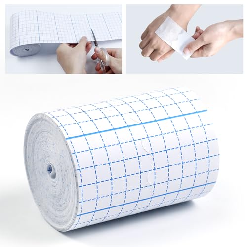MCTNCT Medizinisches Klebeband aus Vliesstoff 15cmx10mVerbandfixierung Rolle Medizinisches Tape Professionelles Vlies Atmungsaktiv Bandage Zum Befestigen von Pflasterarten,Weiß von MCTNCT
