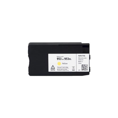 MCUXMVUMI Kompatible Tintenpatrone Kompatibel mit 953 953XL Kompatibel mit die Verwendung mit 7740 7720 7730 8210 8218 8710 8715 8718 8719 8720 8725 8728 8730 8740(1PC Yellow) von MCUXMVUMI