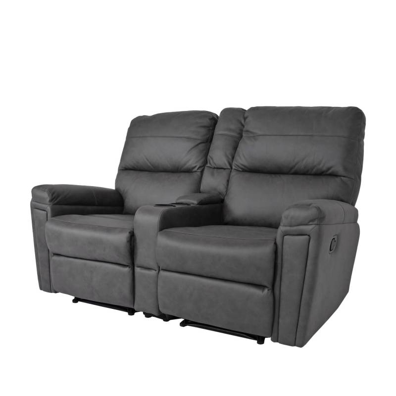 MCW 2er Kinosessel K17 Stoff/Textil Dunkelgrau von MCW