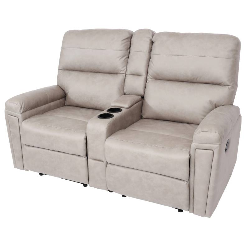 MCW 2er Kinosessel K17 Stoff/Textil Hellgrau von MCW