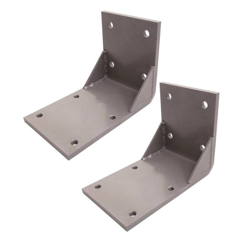 MCW 2er-Set Deckenadapter für Kassetten-Markise H122 H123 Deckenmontage Halterung Adapter Grau von MCW