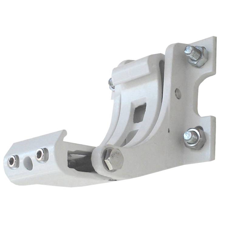MCW 2er-Set Wandhalterung für Markise H122 H123 Wandkonsole Wandmontage Adapter Weiß von MCW