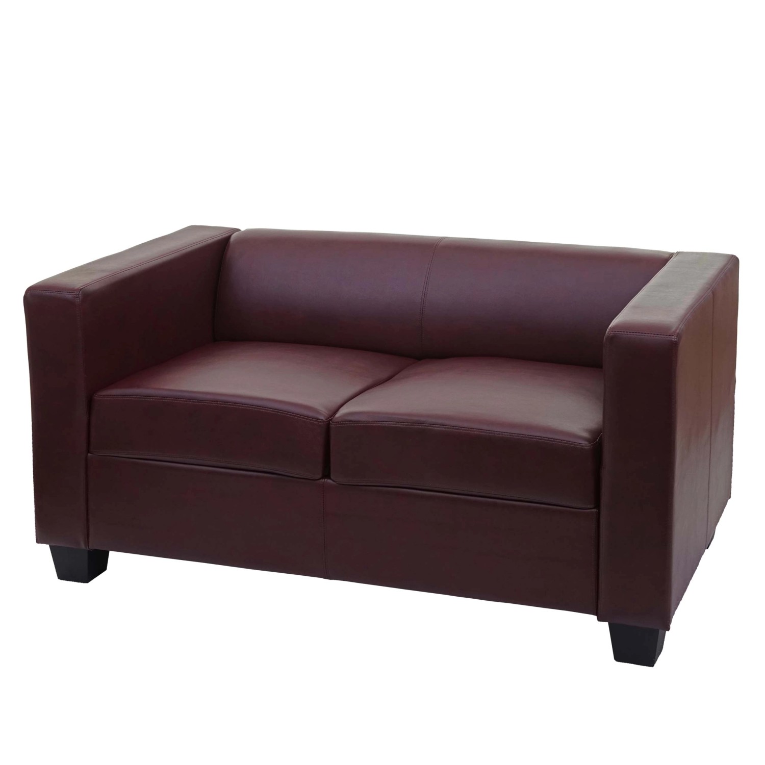 MCW 2er Sofa Lille Kunstleder Rot-Braun MCW 2er Sofa Lille Kunstleder Rot-Braun von MCW