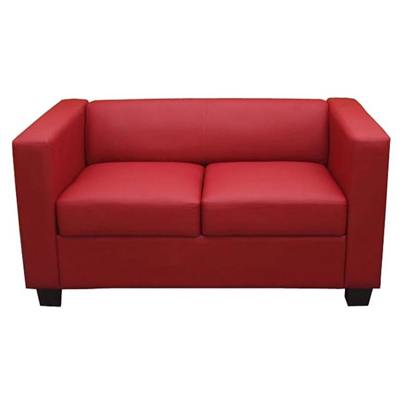 MCW 2er Sofa Lille Kunstleder Rot von MCW