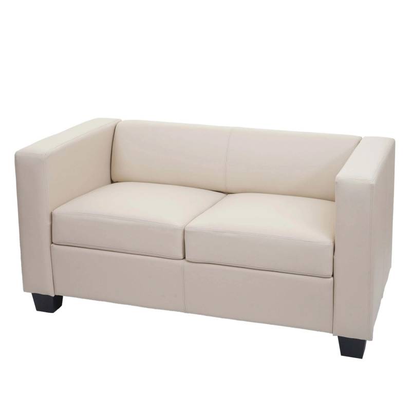 MCW 2er Sofa Lille Leder Creme von MCW
