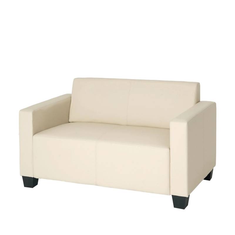 MCW 2er Sofa Moncalieri Kunstleder Creme von MCW