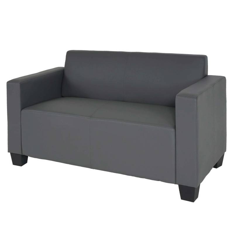 MCW 2er Sofa Moncalieri Kunstleder Dunkelgrau von MCW