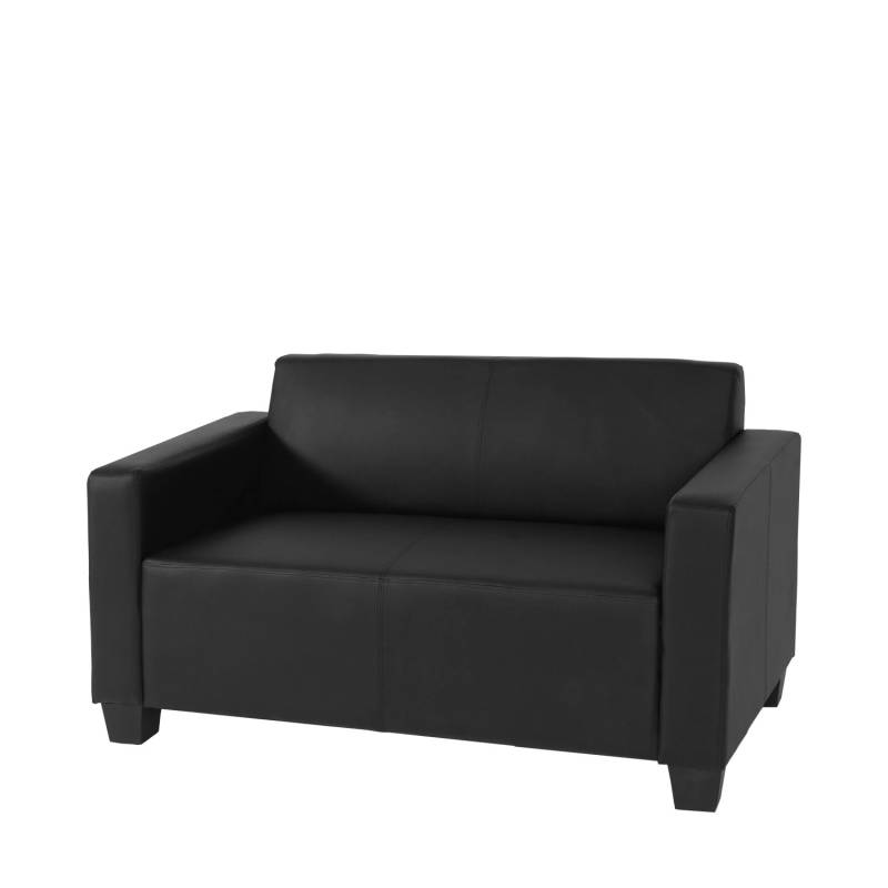 MCW 2er Sofa Moncalieri Kunstleder Schwarz von MCW