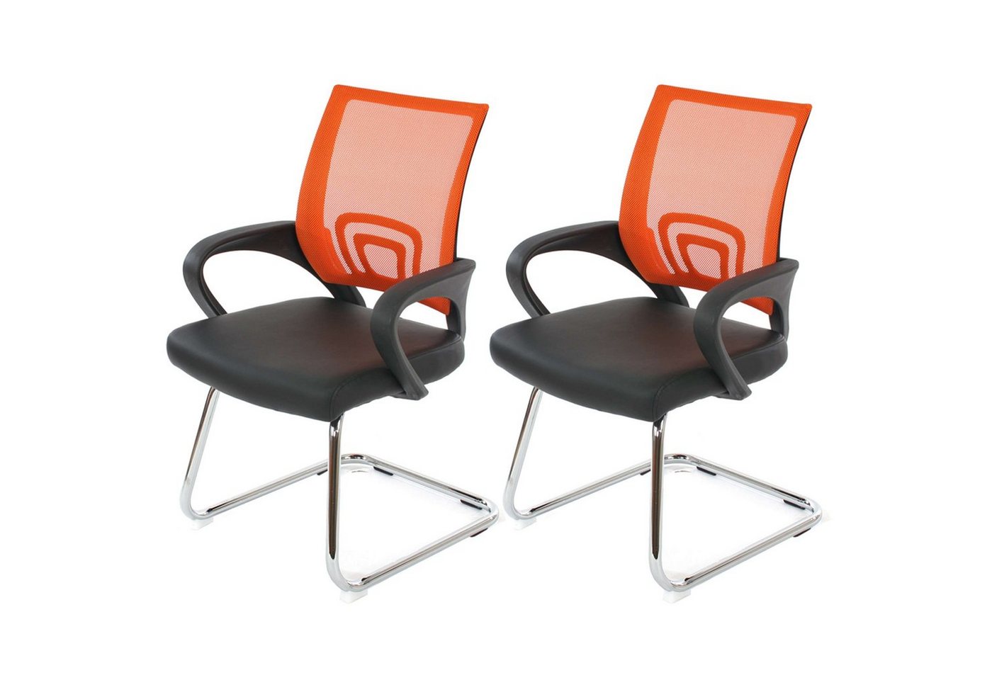 MCW 4-Fußstuhl Afragola-2 (Set, 2 St), 2er-Set, Ergonomisch geformte Rückenlehne, Leicht abwaschbar von MCW