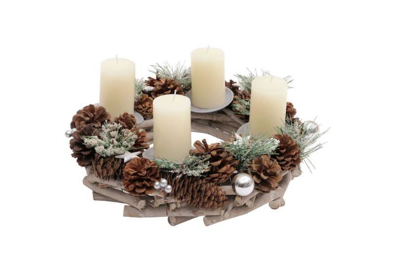 MCW Adventskranz MCW-M15-K, Mit dekorativen Kugeln und Sternen MCW Adventskranz MCW-M15-K, Mit dekorativen Kugeln und Sternen von MCW