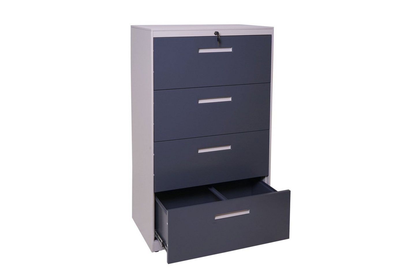 MCW Aktenschrank Preston A10 Metallschrank, 4 Registerschienen, Belastbarkeit pro Schublade: 40 kg von MCW