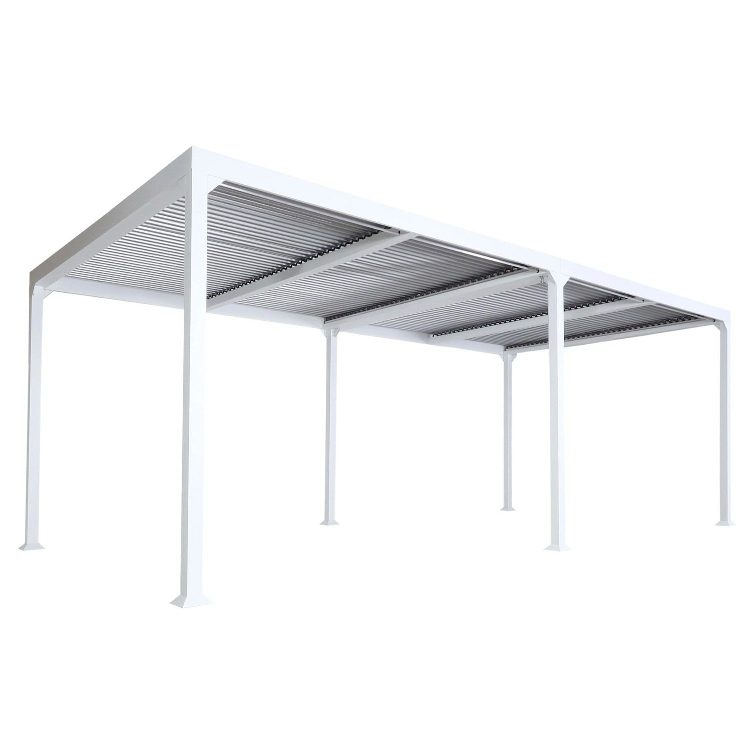 MCW Alu Pergola L41 Weiß 3x6m von MCW