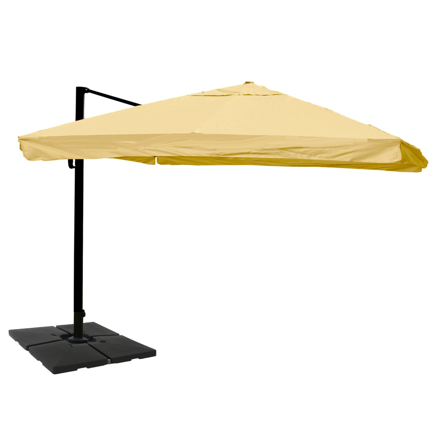 MCW Ampelschirm A96 3,5x3,5m Alu Flap Creme mit Ständer Drehbar MCW Ampelschirm A96 3,5x3,5m Alu Flap Creme mit Ständer Drehbar von MCW