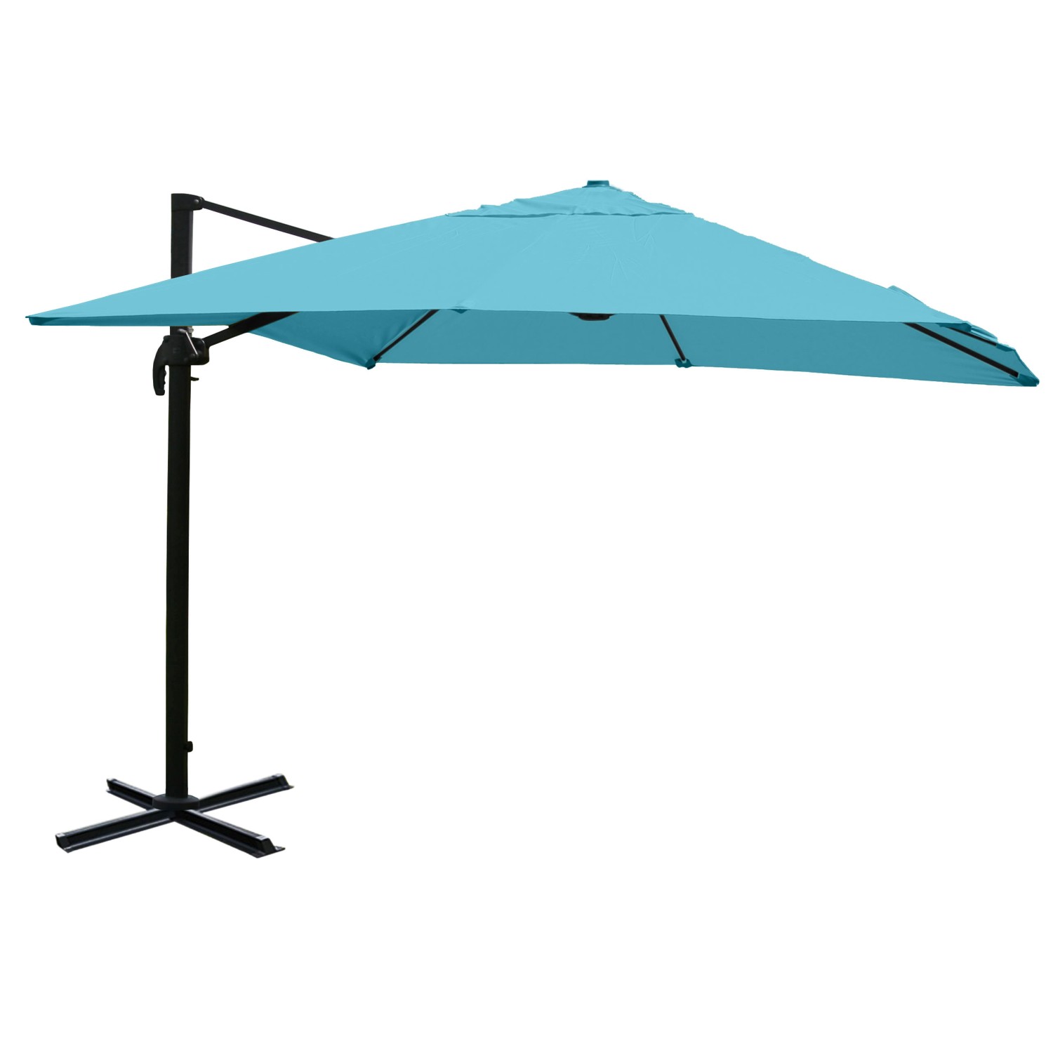 MCW Ampelschirm A96 3x3m Alu Türkis ohne Ständer Drehbar MCW Ampelschirm A96 3x3m Alu Türkis ohne Ständer Drehbar von MCW