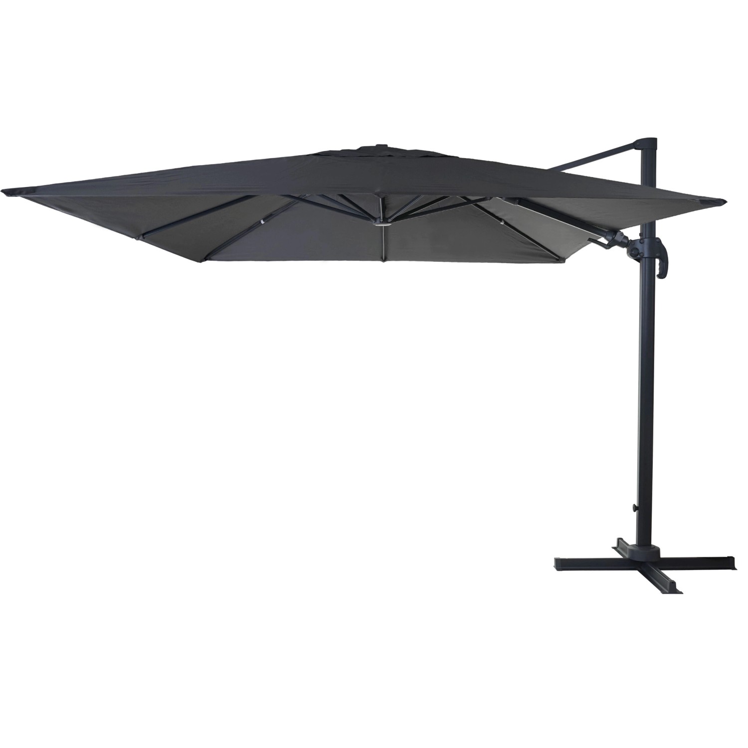 MCW Ampelschirm A96 3x4m Alu Anthrazit ohne Ständer Drehbar MCW Ampelschirm A96 3x4m Alu Anthrazit ohne Ständer Drehbar von MCW