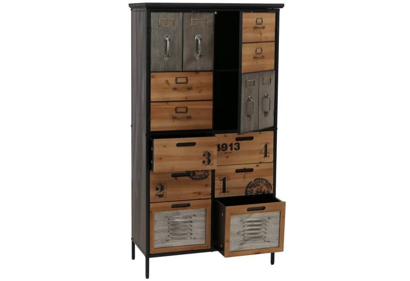 MCW Apothekerschrank MCW-O80-nM Mit sechs Schubladen, Im Vintage-Look MCW Apothekerschrank MCW-O80-nM Mit sechs Schubladen, Im Vintage-Look von MCW