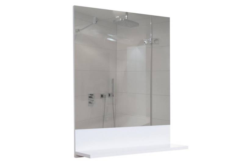 MCW Badezimmerspiegelschrank MCW-B19-B Hochglanz-Optik, Inkl. Befestigungsmaterial von MCW