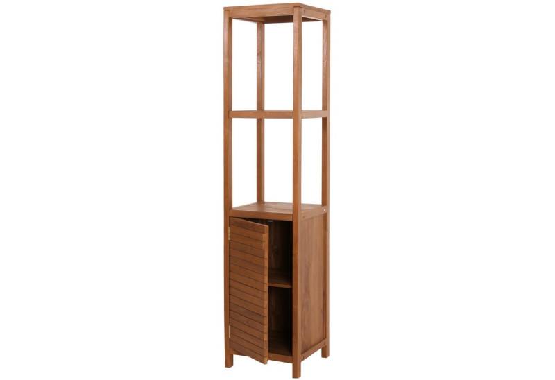 MCW Badregal MCW-M84-R, Hergestellt aus hochwertigem Teakholz B-Grade (Kernholz, 20-30 Jahre) von MCW