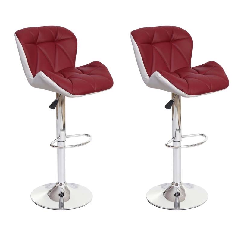 MCW Barhocker A92 2er-Set Bordeaux von MCW