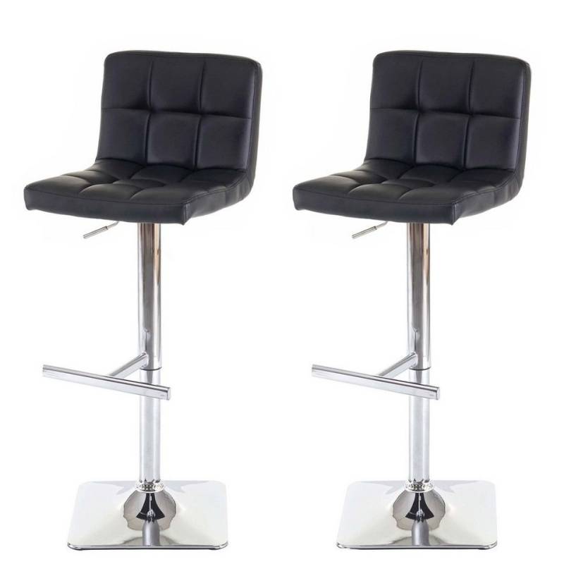 MCW Barhocker Cadiz-b-2 (Set, 2er), Stufenlos höhenverstellbar, Um 360° drehbar, Bequeme Sitzpolsterung von MCW