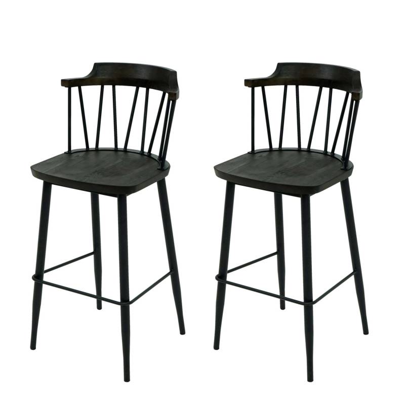 MCW Barhocker G69b 2er-Set Anthrazit von MCW