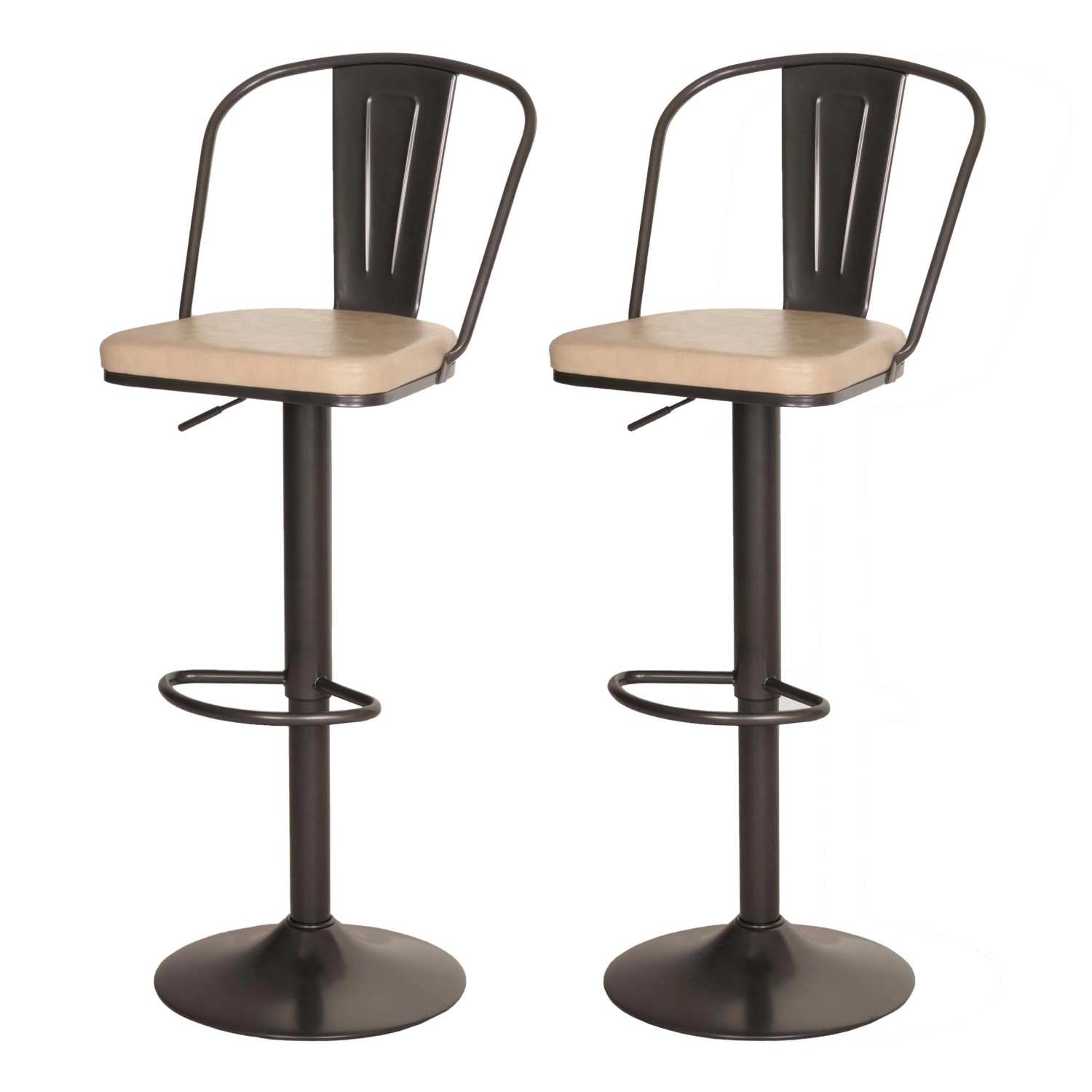 MCW Barhocker H10a 2er-Set Vintage Beige MCW Barhocker H10a 2er-Set Vintage Beige von MCW