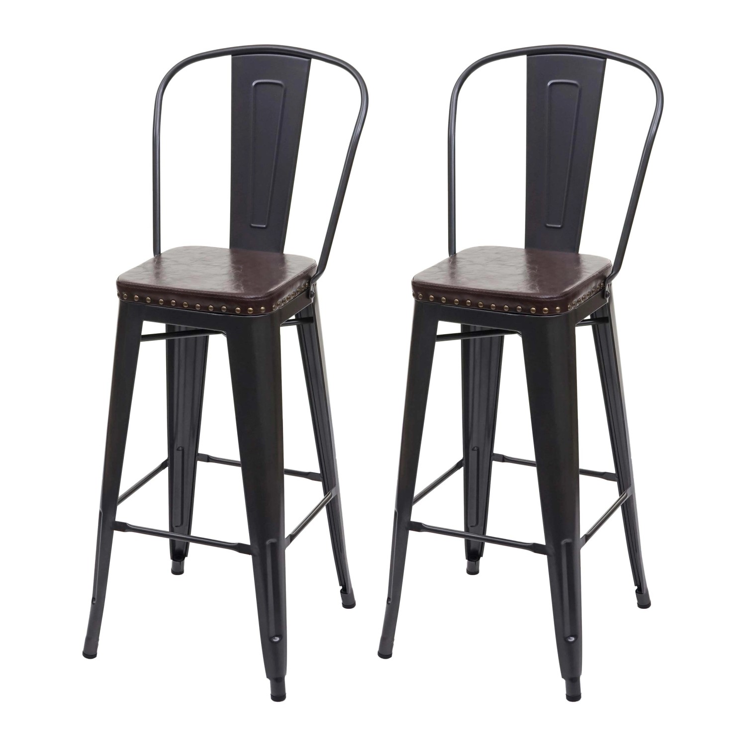 MCW Barhocker H10c 2er-Set Schwarz-Braun MCW Barhocker H10c 2er-Set Schwarz-Braun von MCW