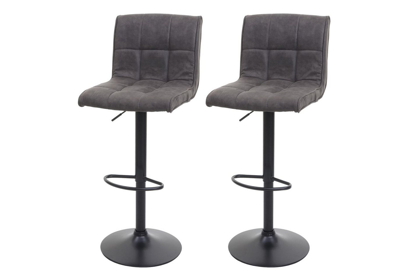 MCW Barhocker MCW-B13 (Set, 2er), 2er-Set, Höhenverstellbar, Inkl. Fußablage von MCW