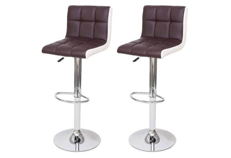 MCW Barhocker MCW-G87 (Set, 2er), 2er-Set, höhenverstellbar, Um 360° drehbar, Inklusive Fußablage von MCW
