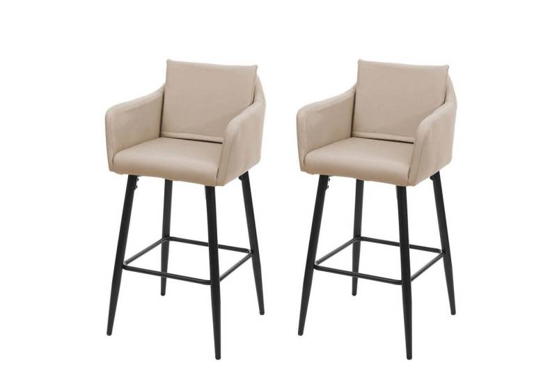MCW Barhocker MCW-H93-2 (Set, 2 St., 2er), 2er-Set, Mit Reißverschluss, Bequeme Sitzpolsterung, Mit Bodenschonern von MCW