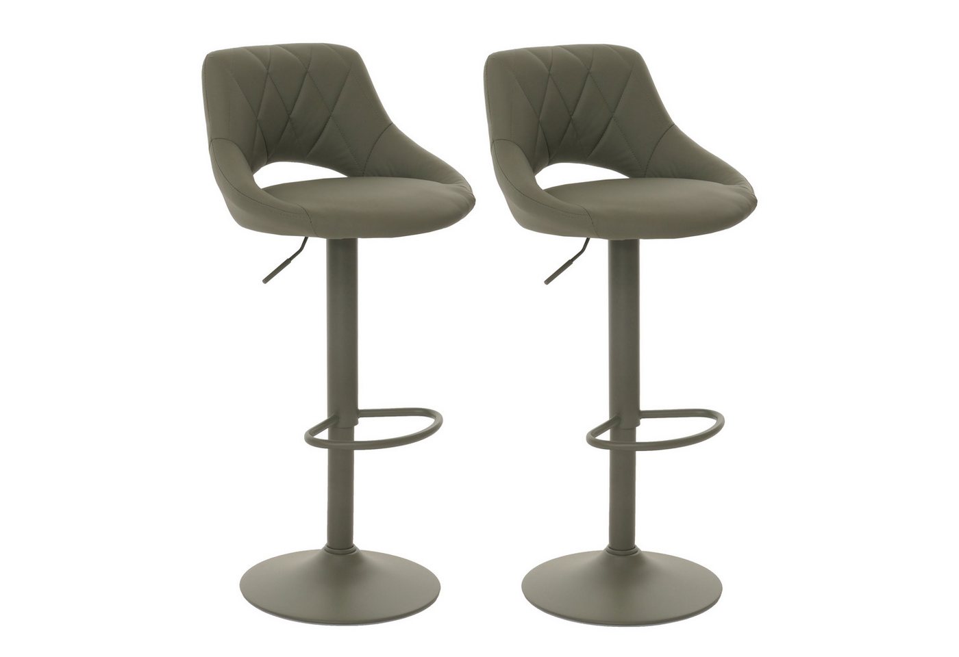 MCW Barhocker MCW-N64-2 (Set, 2er), Einfarbiges Design von MCW
