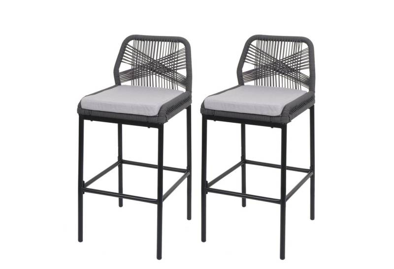 MCW Barhocker MCW-O21-M (2 St), Inkl. Sitzkissen, Stoffqualität 180 g/m, Verstellbare Fußbodenschoner von MCW