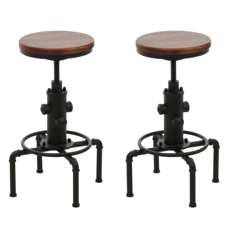MCW Barhocker N23 2er-Set Braun von MCW
