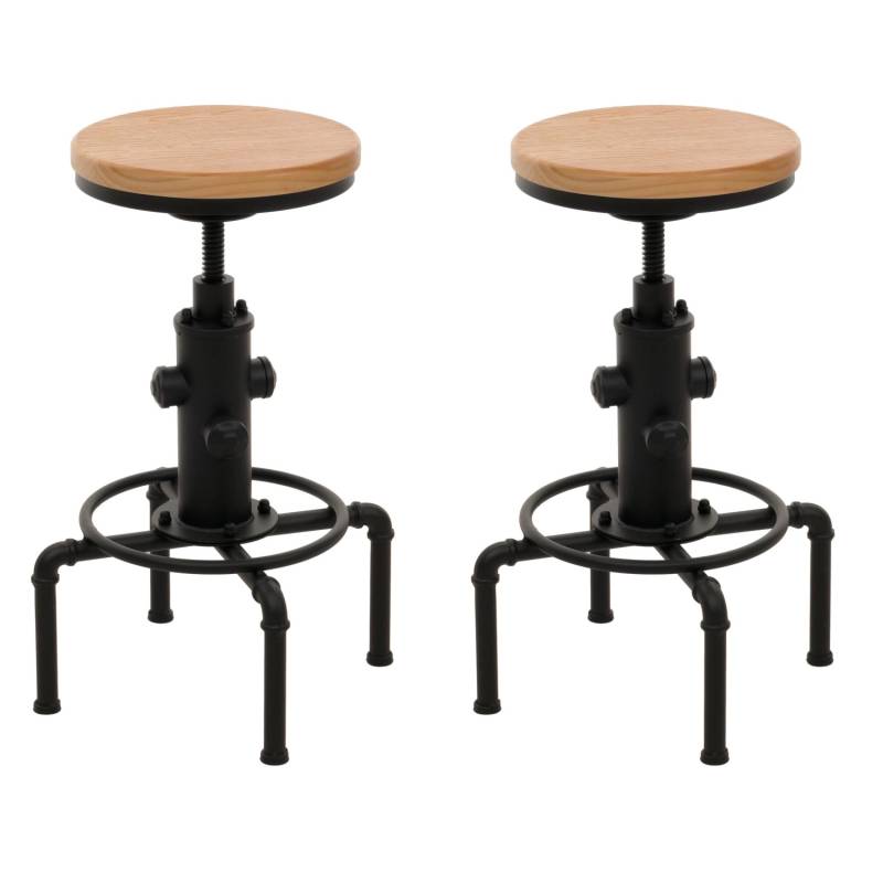 MCW Barhocker N23 2er-Set Natur von MCW