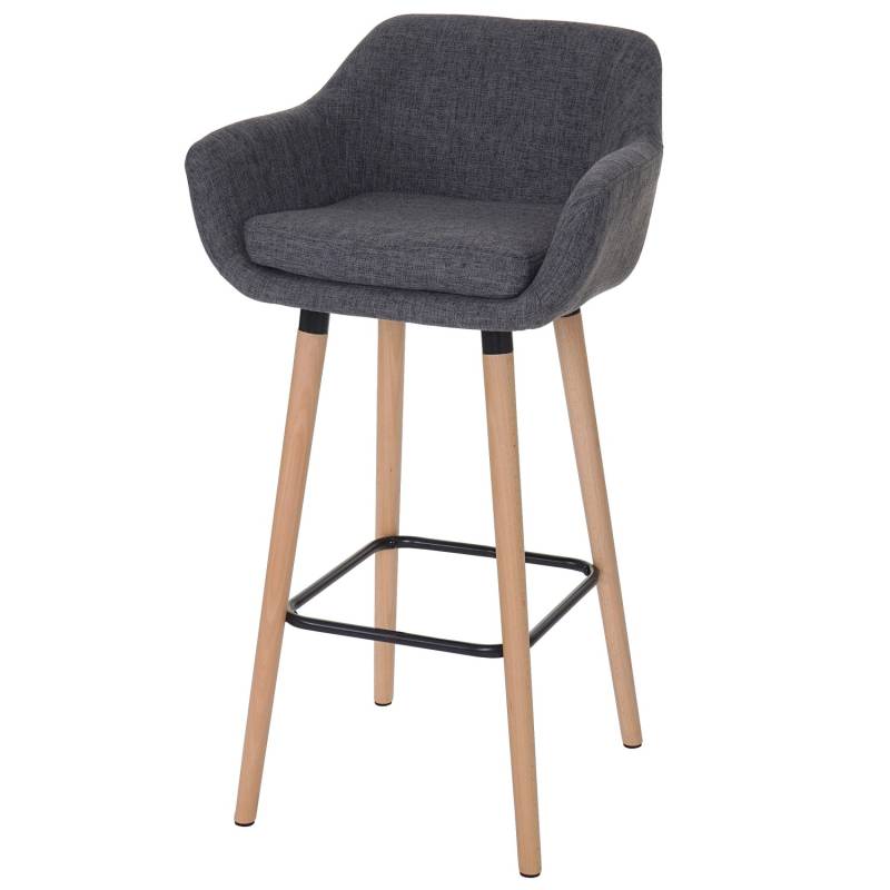 MCW Barhocker Vaasa T381 2er-Set Textil Grau von MCW