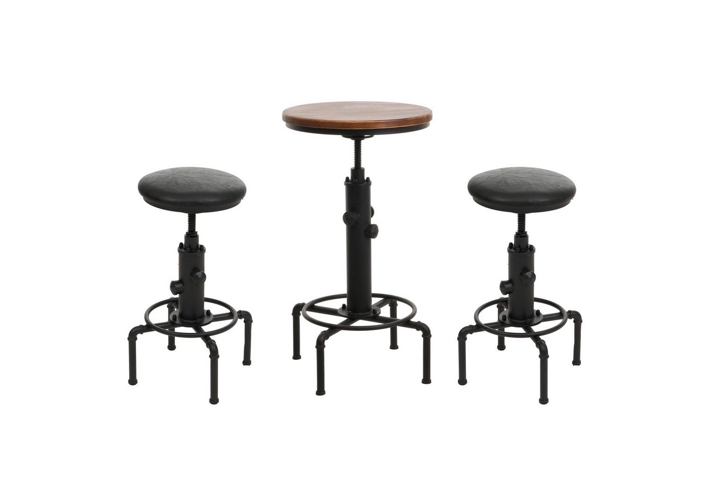 MCW Bartisch MCW-N23-Tisch-SetKL (Set, 3er), Industriedesign von MCW
