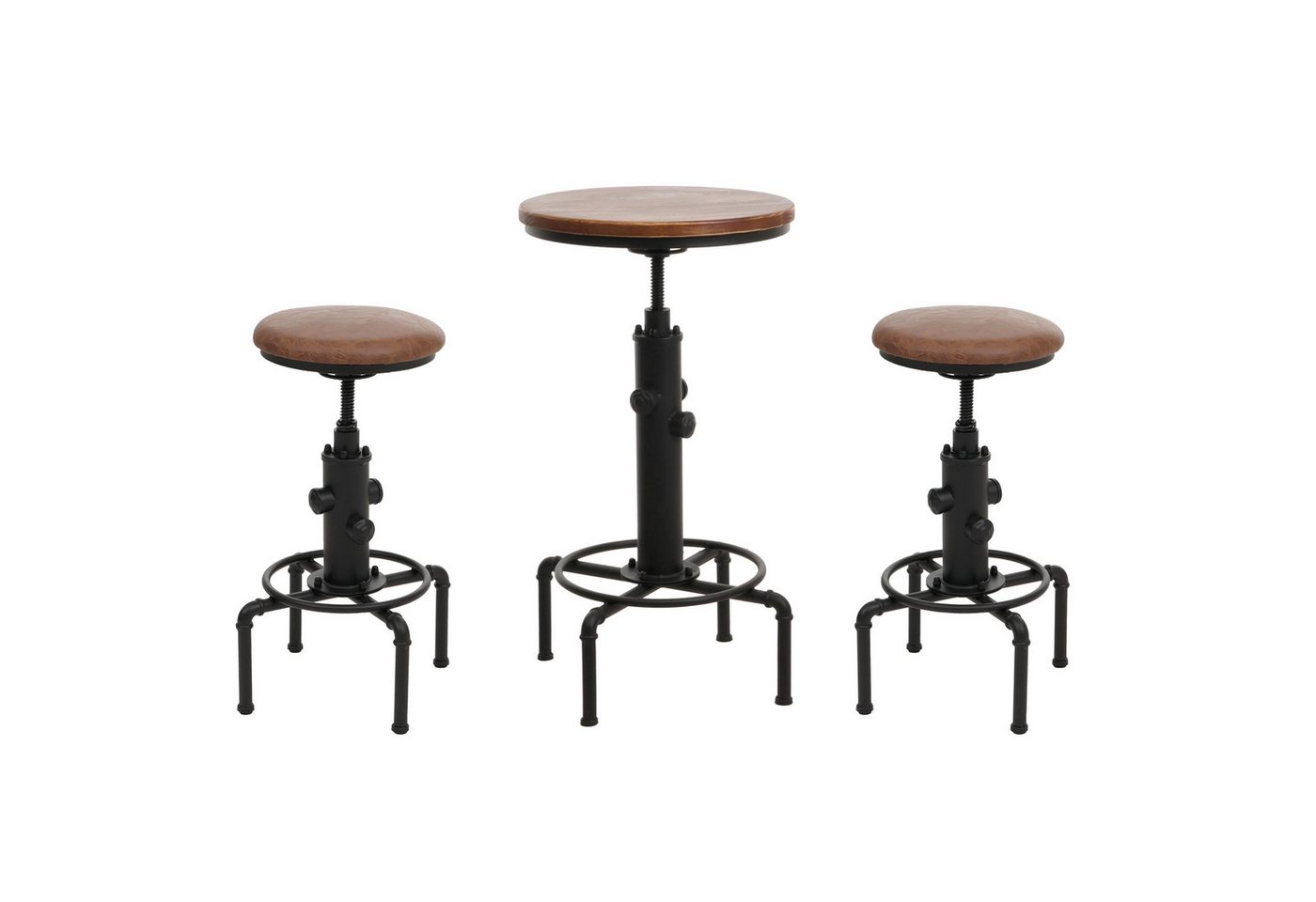 MCW Bartisch MCW-N23-Tisch-SetKL (Set, 3er), Industriedesign von MCW