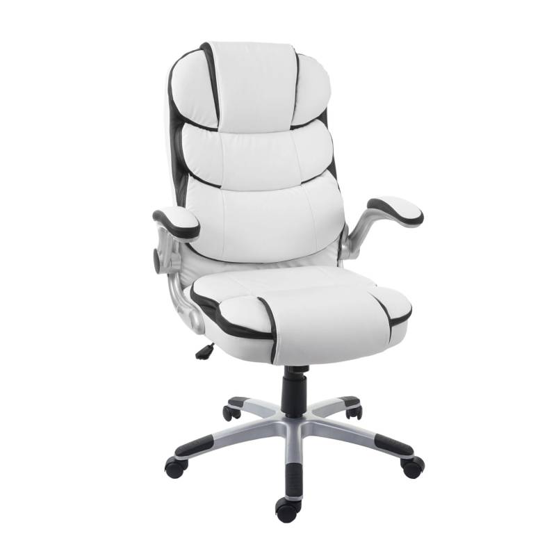MCW Bürostuhl F80 Schreibtischstuhl Chefsessel Drehstuhl Kunstleder Weiß von MCW