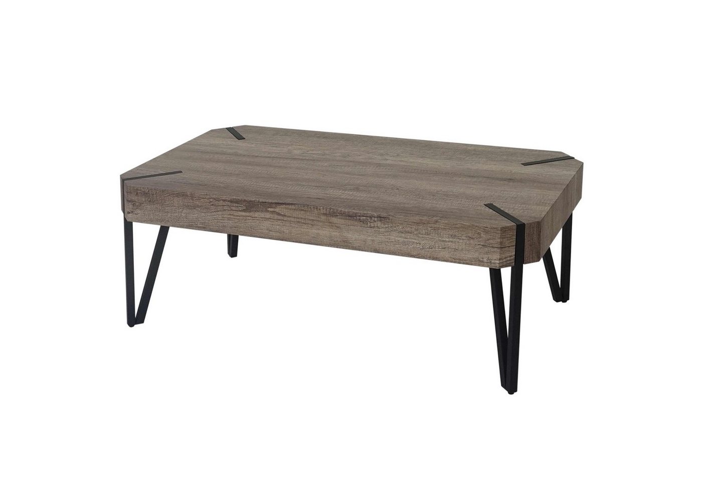 MCW Couchtisch Genk H573, Geräumige Tischplatte, Furniert mit Struktur von MCW