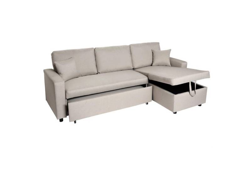MCW Ecksofa MCW-L17, 3-Sitzer in L-Form, Mit 2 Dekokissen, Max. Belastbarkeit: 360 kg von MCW