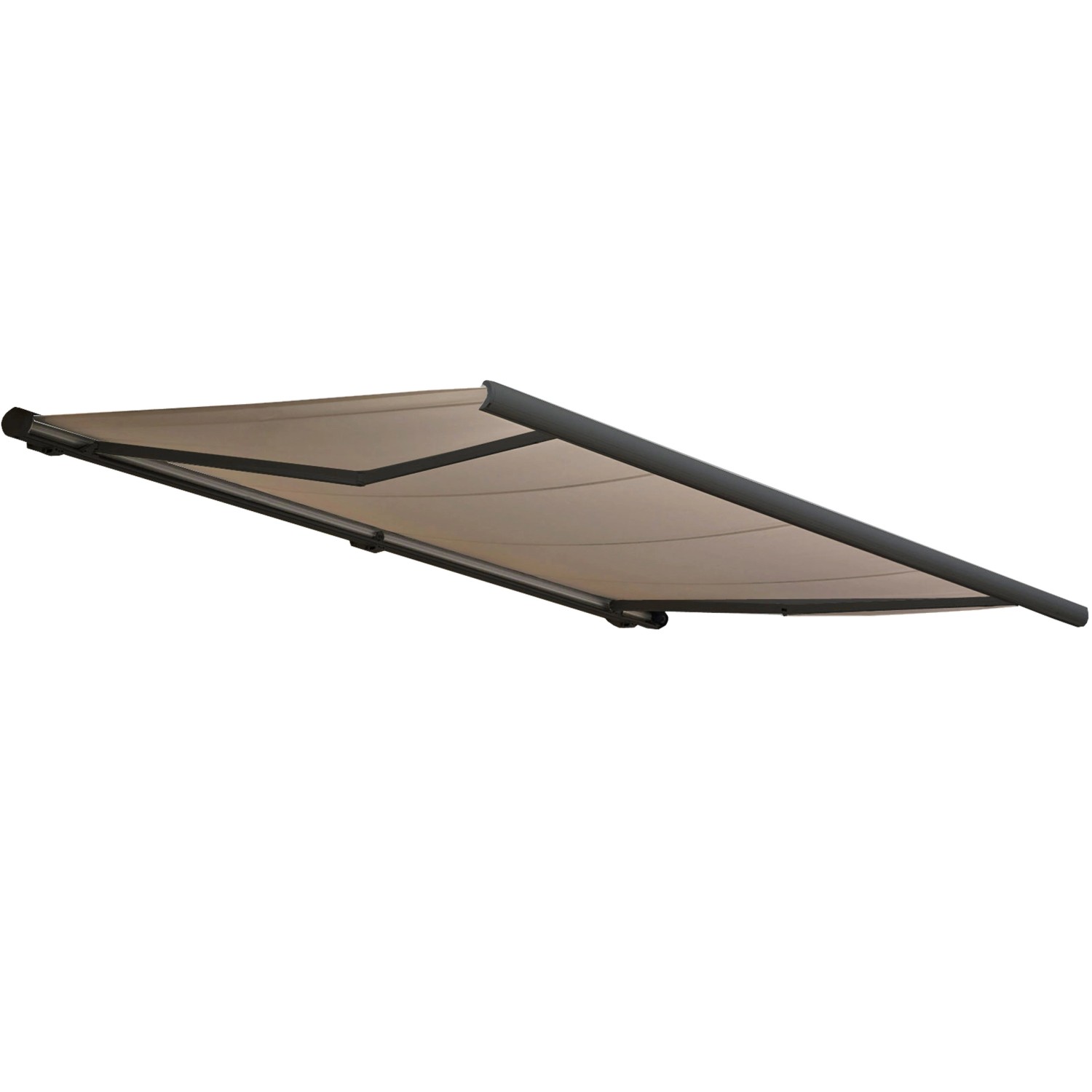 MCW Elektrische Kassettenmarkise H122 4x3m Polyester Sand Rahmen Anthrazit MCW Elektrische Kassettenmarkise H122 4x3m Polyester Sand Rahmen Anthrazit von MCW