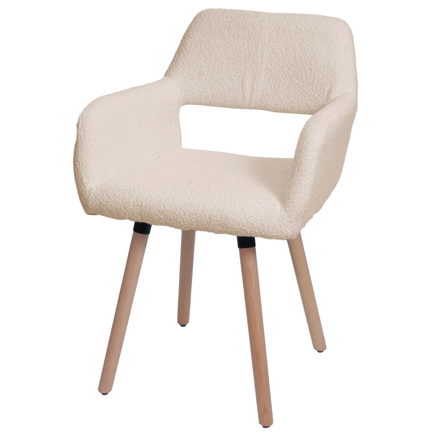 MCW Esszimmerstuhl A50 II Beige Stoff/Textil Boucle 450g/m² von MCW