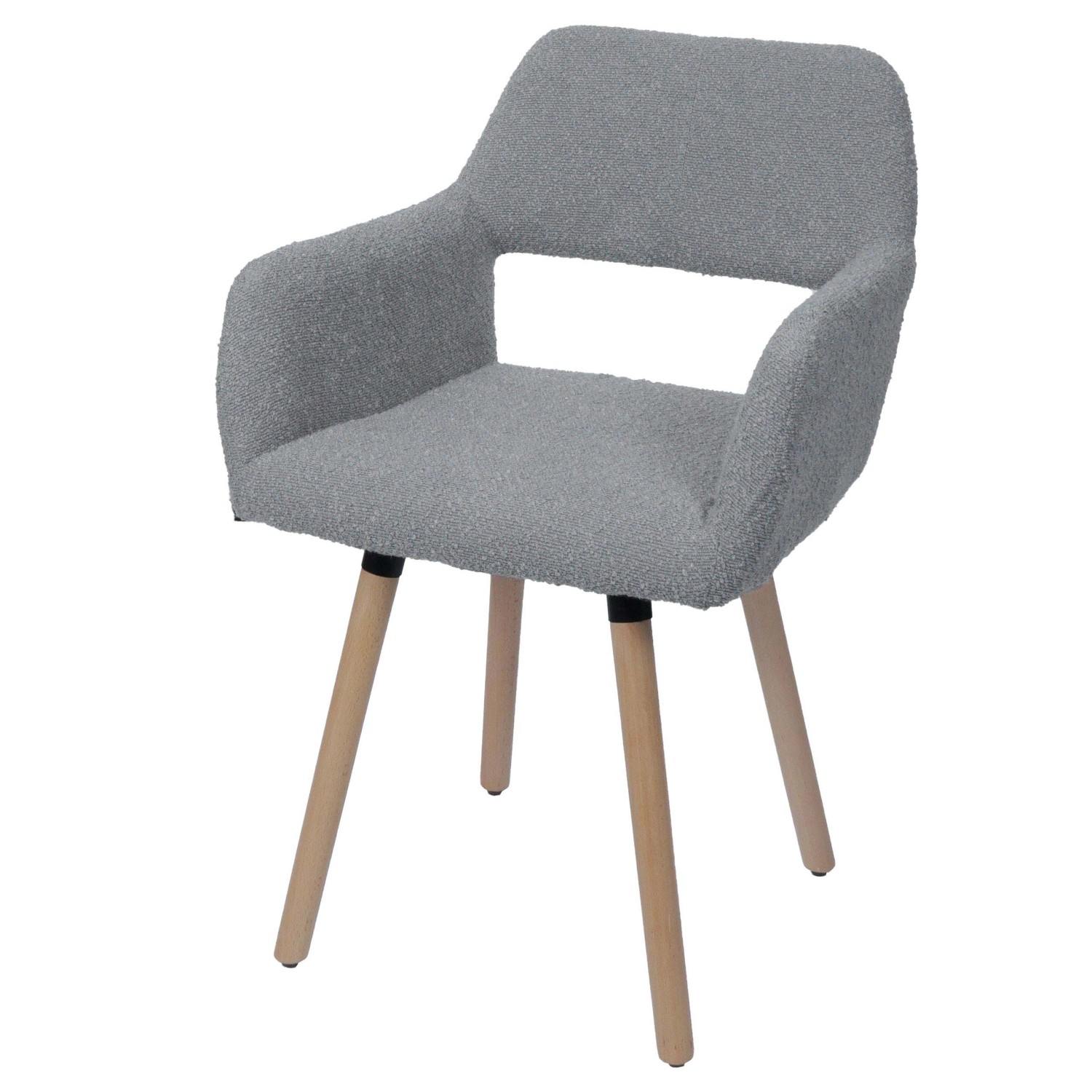 MCW Esszimmerstuhl A50 II Grau Stoff/Textil Boucle 450g/m² MCW Esszimmerstuhl A50 II Grau Stoff/Textil Boucle 450g/m² von MCW