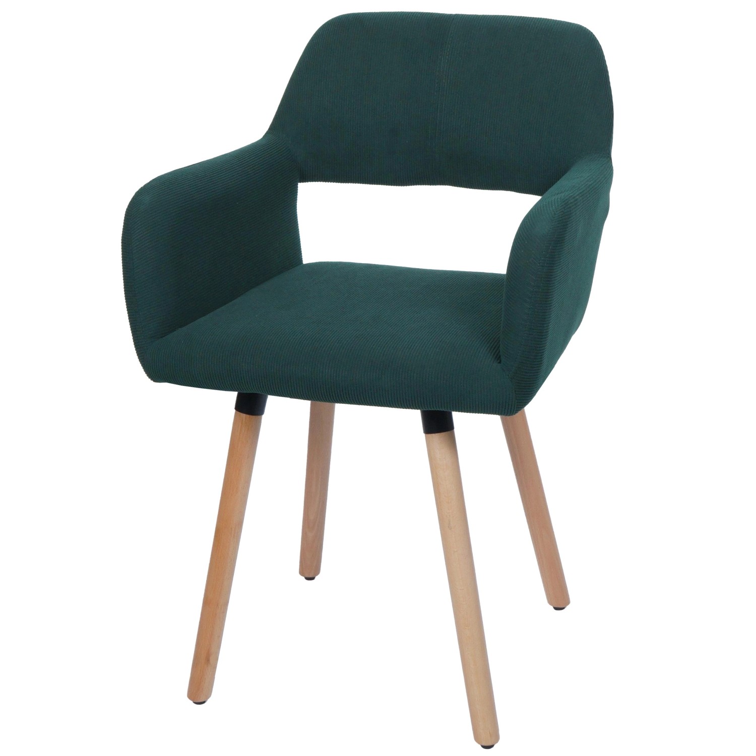 MCW Esszimmerstuhl A50 II Grün Stoff/Textil Cord 400g/m² von MCW
